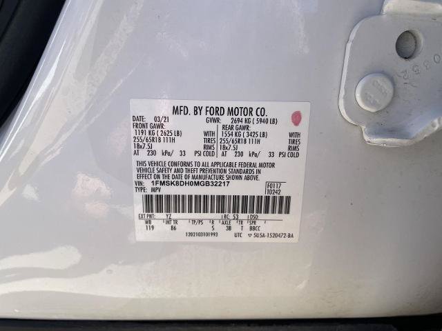 Certified 2021 Ford Explorer XLT w/ Class III Trailer Tow Package AWD/4WD image 32