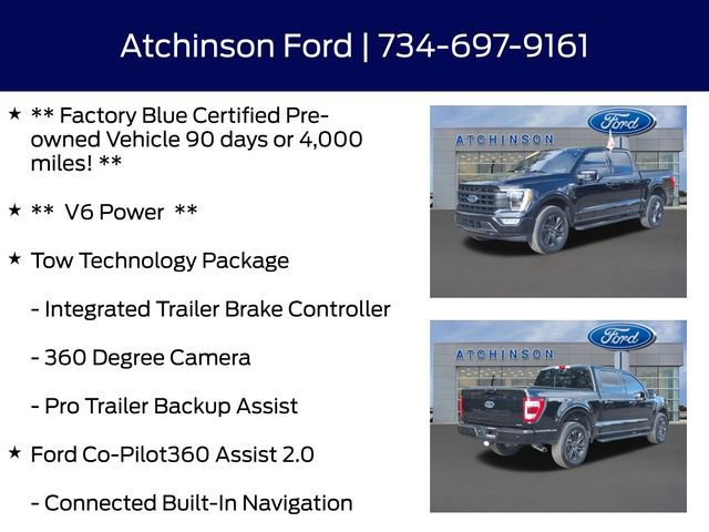 Certified 2021 Ford F150 Lariat w/ Equipment Group 502A High image 12