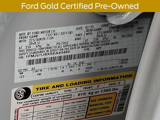 Certified 2025 Ford Expedition Active AWD/4WD image 32