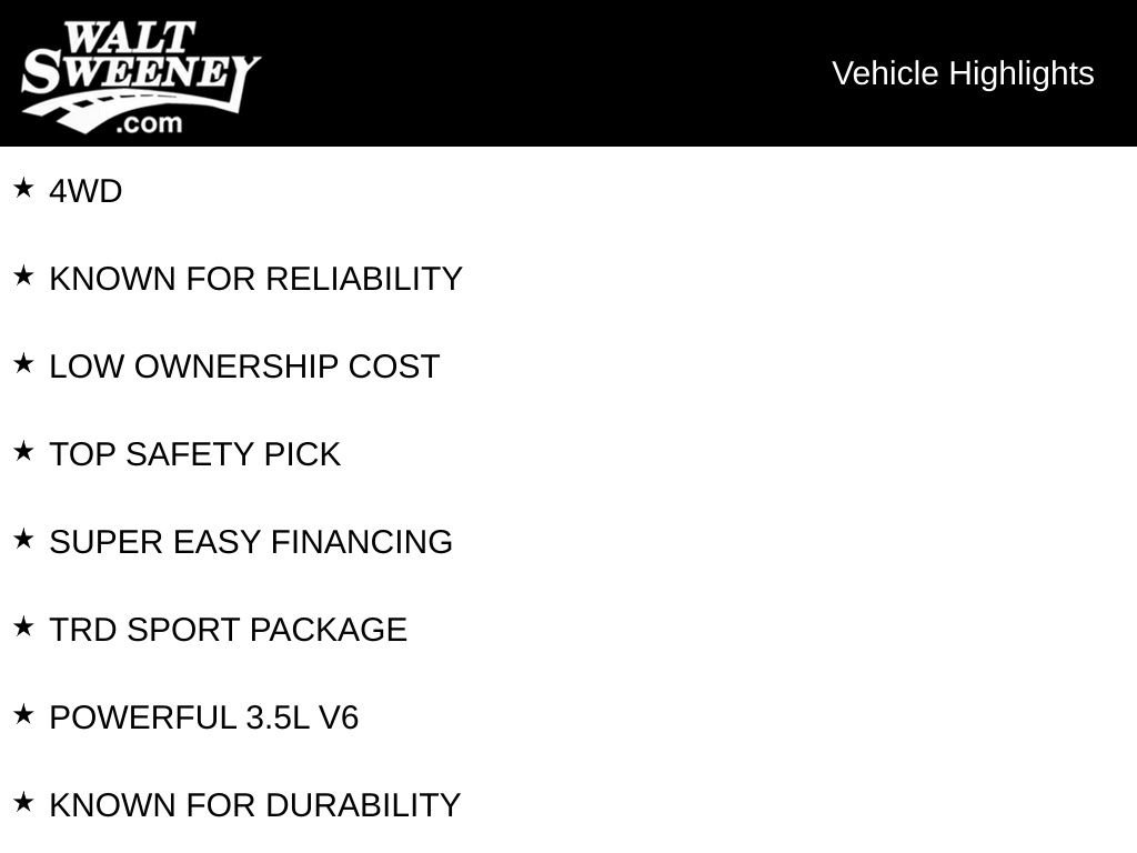 Used 2017 Toyota Tacoma TRD Sport w/ Tow Package (A/T) AWD/4WD image 16