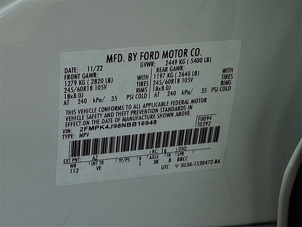 Certified 2022 Ford Edge SEL w/ Convenience Package image 28