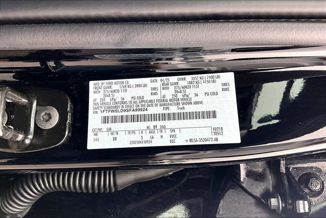 Certified 2025 Ford F150 Lariat w/ Equipment Group 501A Mid image 33