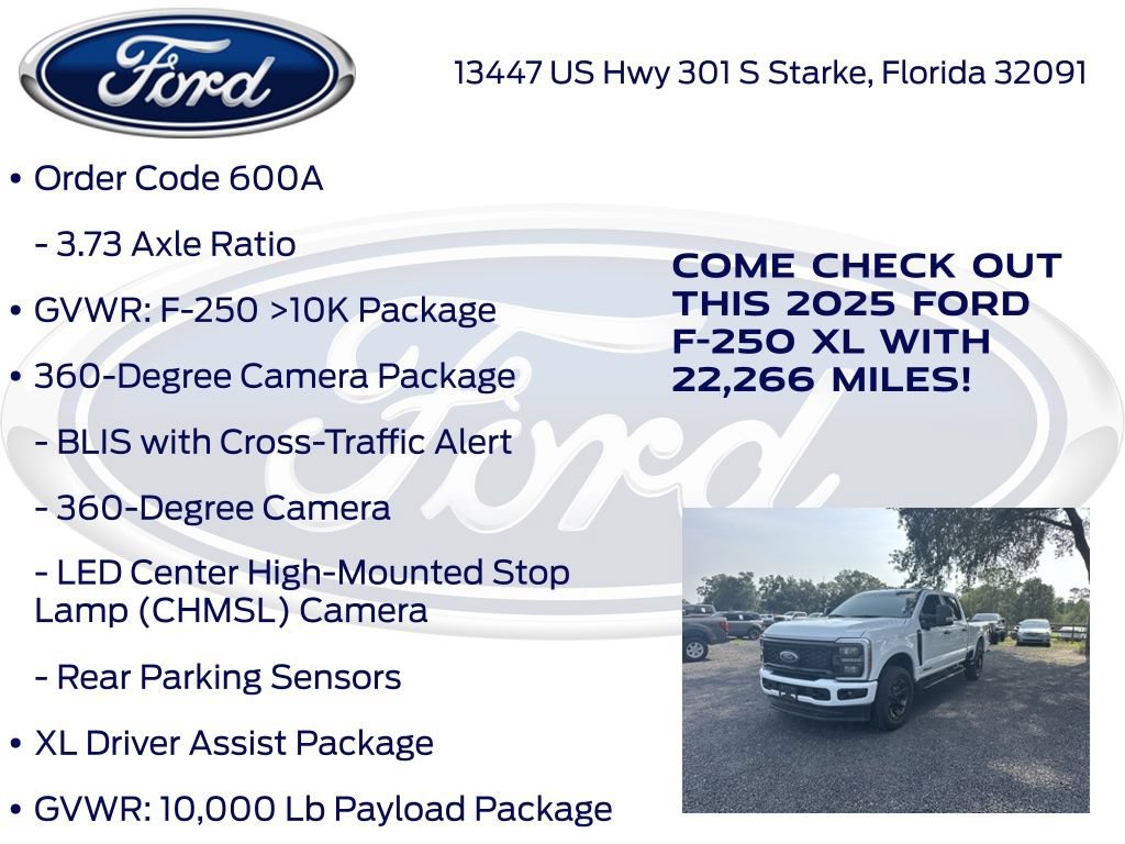 Certified 2025 Ford F250 XL w/ STX Appearance Package AWD/4WD image 23