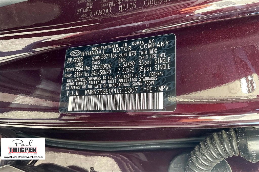 Used 2023 Hyundai Palisade Calligraphy w/ Cargo Package image 35