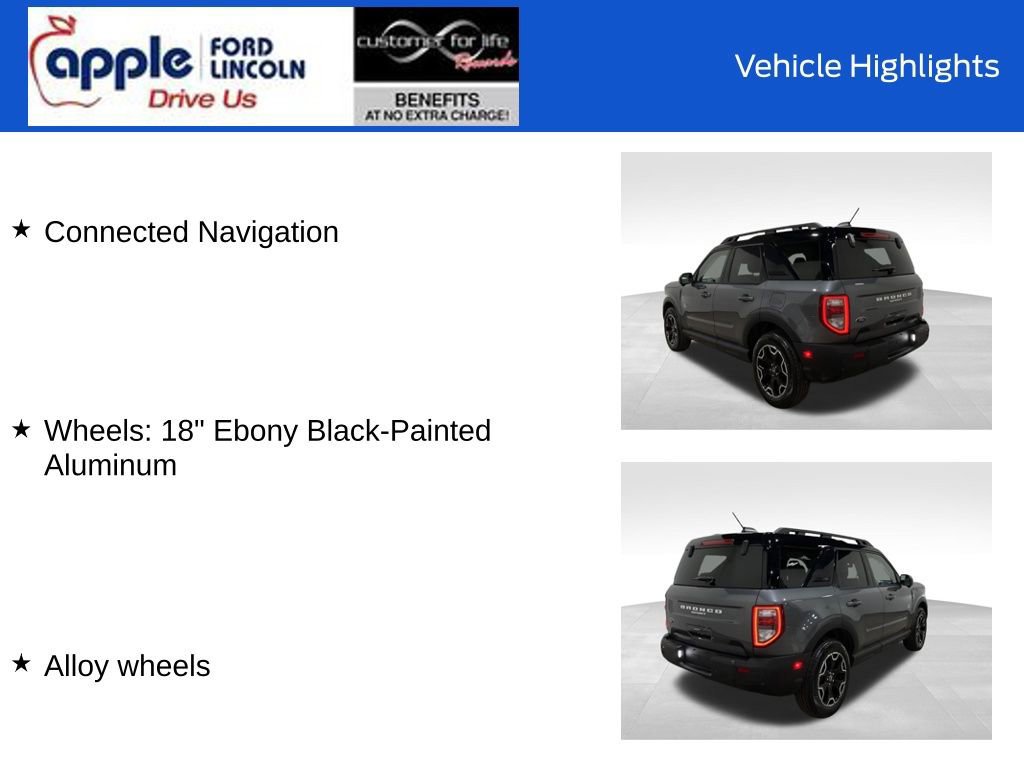 Certified 2025 Ford Bronco Sport Outer Banks w/ Outer Banks Tech Package+ image 5