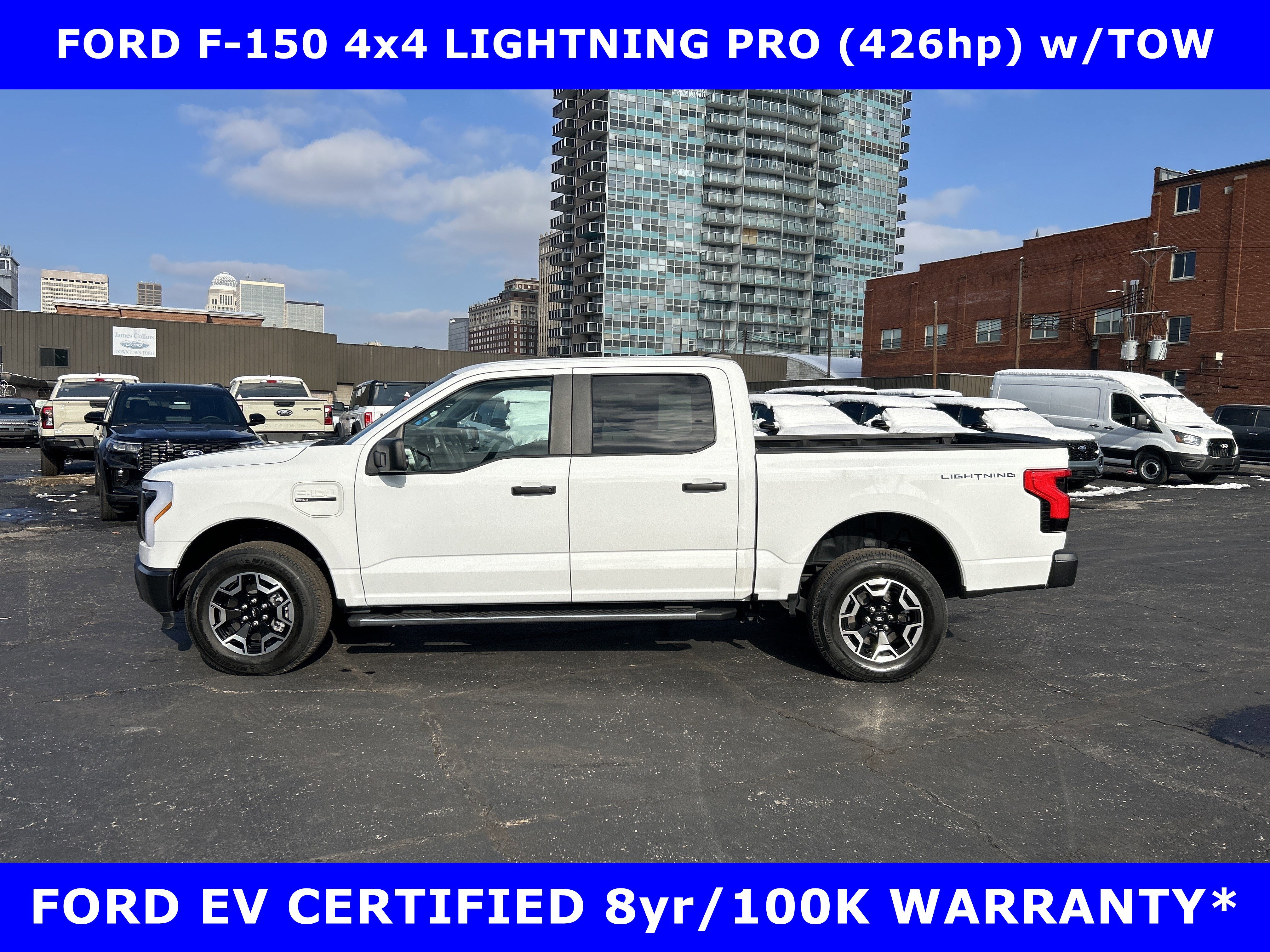 Certified 2022 Ford F150 Lightning Pro w/ Max Trailer Tow Package