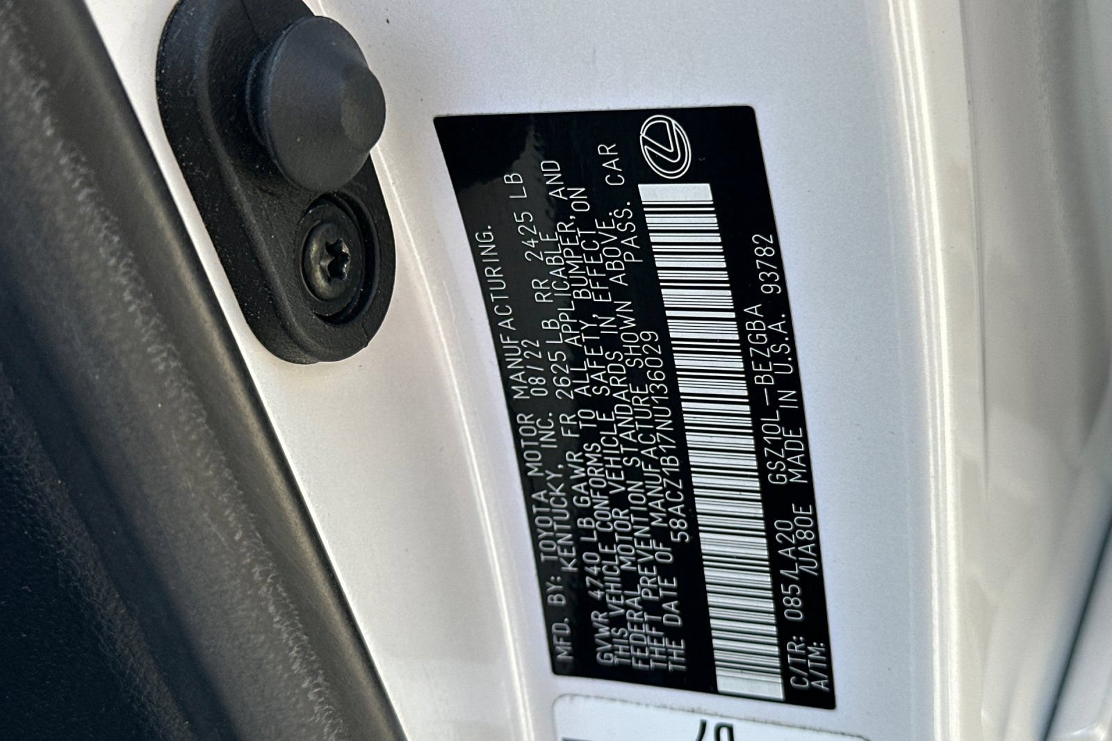 Used 2022 Lexus ES 350 w/ Accessory Package 2 FWD image 28