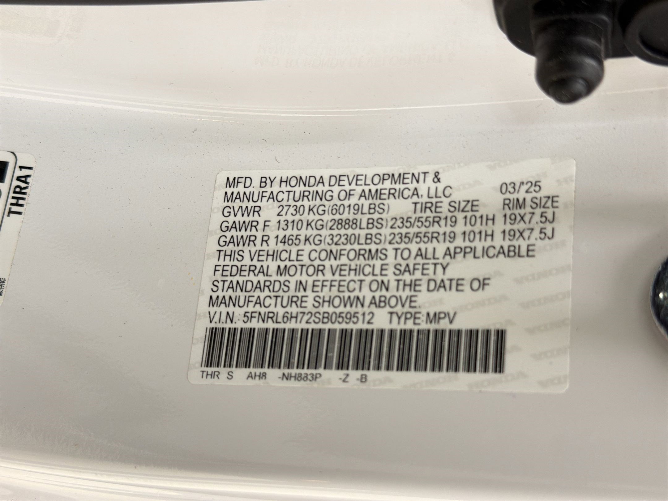 Used 2025 Honda Odyssey Sport-L image 18