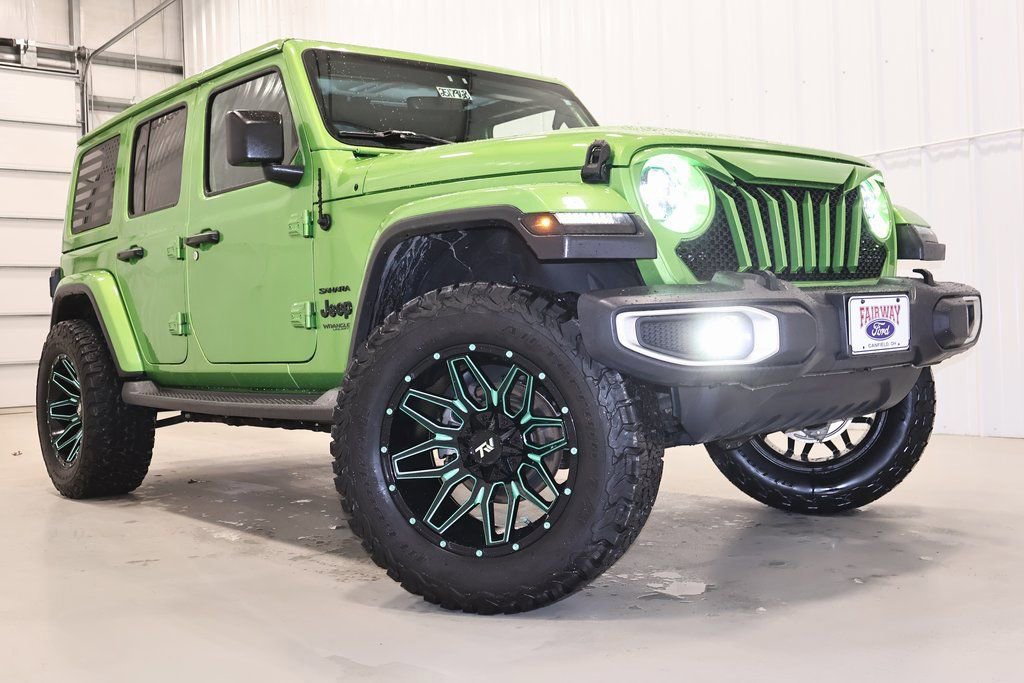 Used 2019 Jeep Wrangler Unlimited Sahara w/ Uconnect 4C Nav & Sound Group image 11