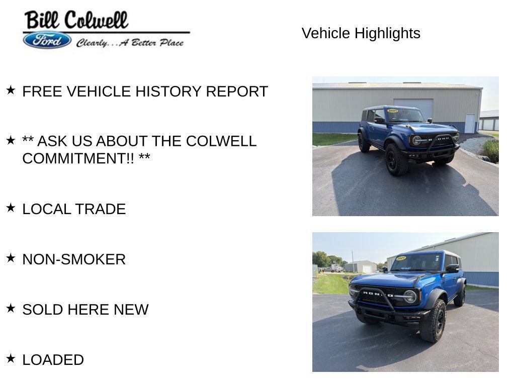 Certified 2021 Ford Bronco First Edition AWD/4WD image 11