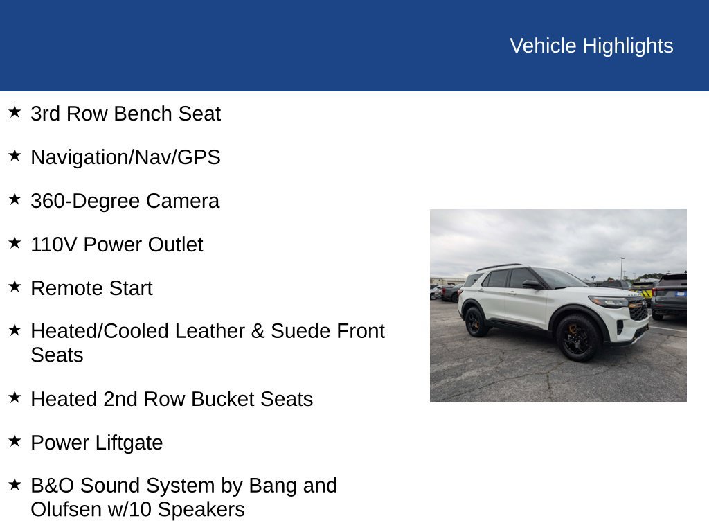 Certified 2026 Ford Explorer Tremor AWD/4WD image 33