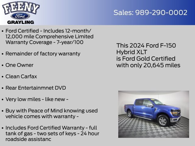 Certified 2024 Ford F150 XLT w/ Equipment Group 302A MID AWD/4WD image 5
