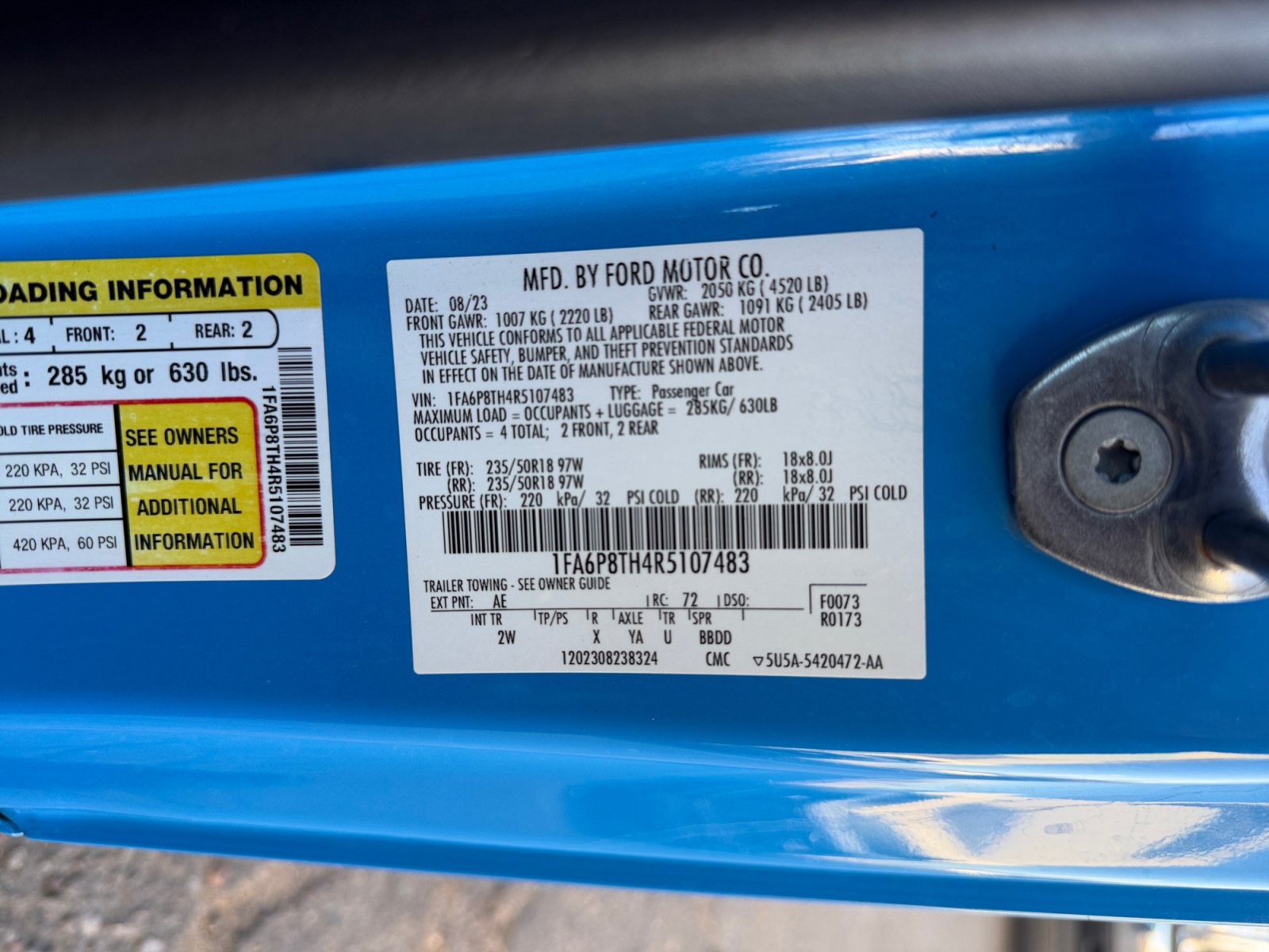 Certified 2024 Ford Mustang Coupe RWD image 34