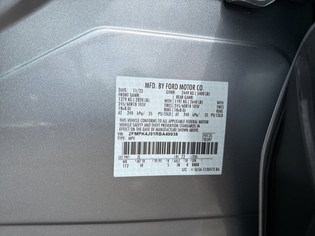 Certified 2024 Ford Edge SEL AWD/4WD image 34