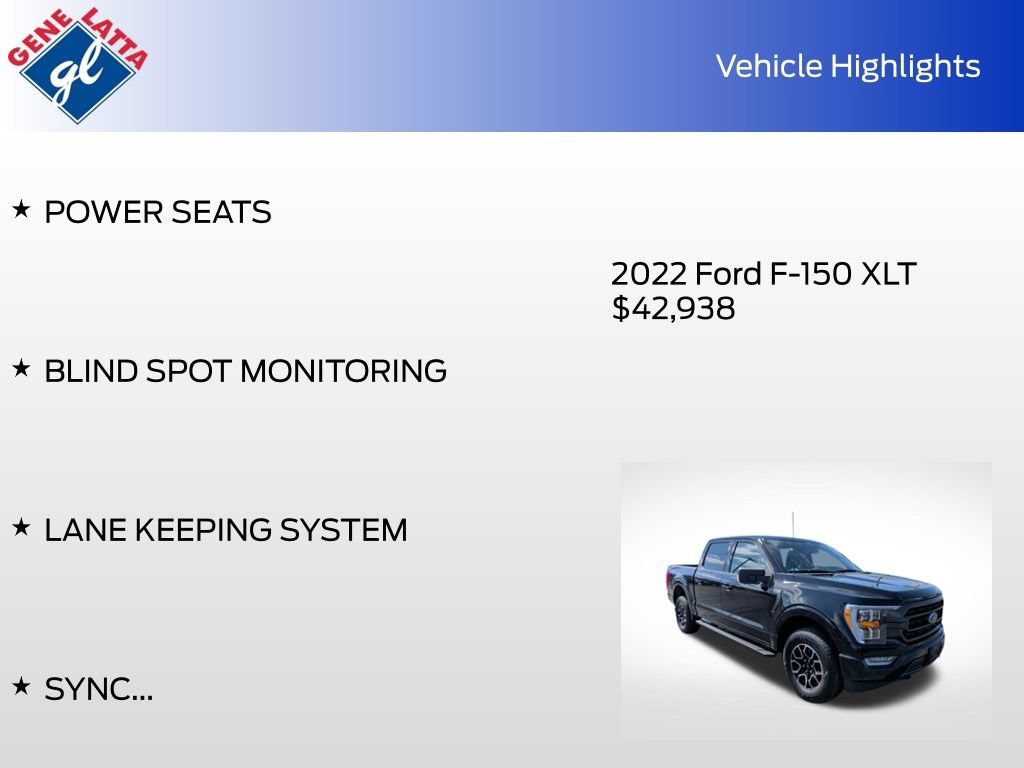 Certified 2022 Ford F150 XLT w/ Equipment Group 302A High AWD/4WD image 33