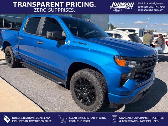 Used 2022 Chevrolet Silverado 1500 Custom w/ LPO, Dark Essentials Package