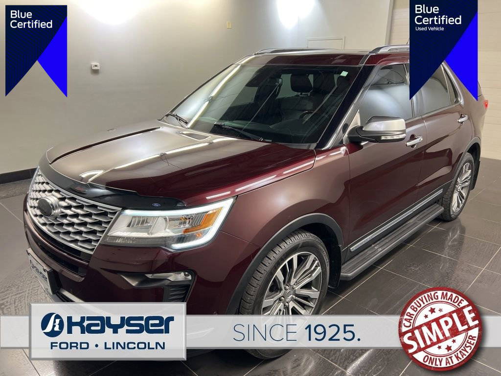Certified 2018 Ford Explorer Platinum