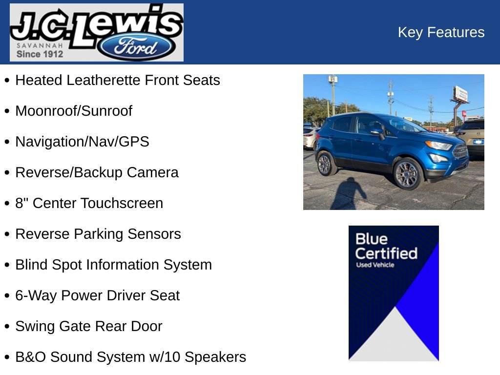 Certified 2021 Ford EcoSport Titanium image 29