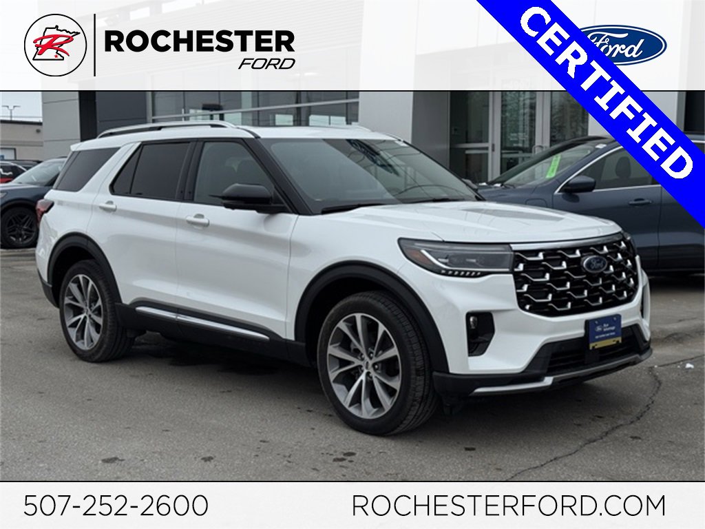 Certified 2025 Ford Explorer Platinum w/ Ultimate Package image 1