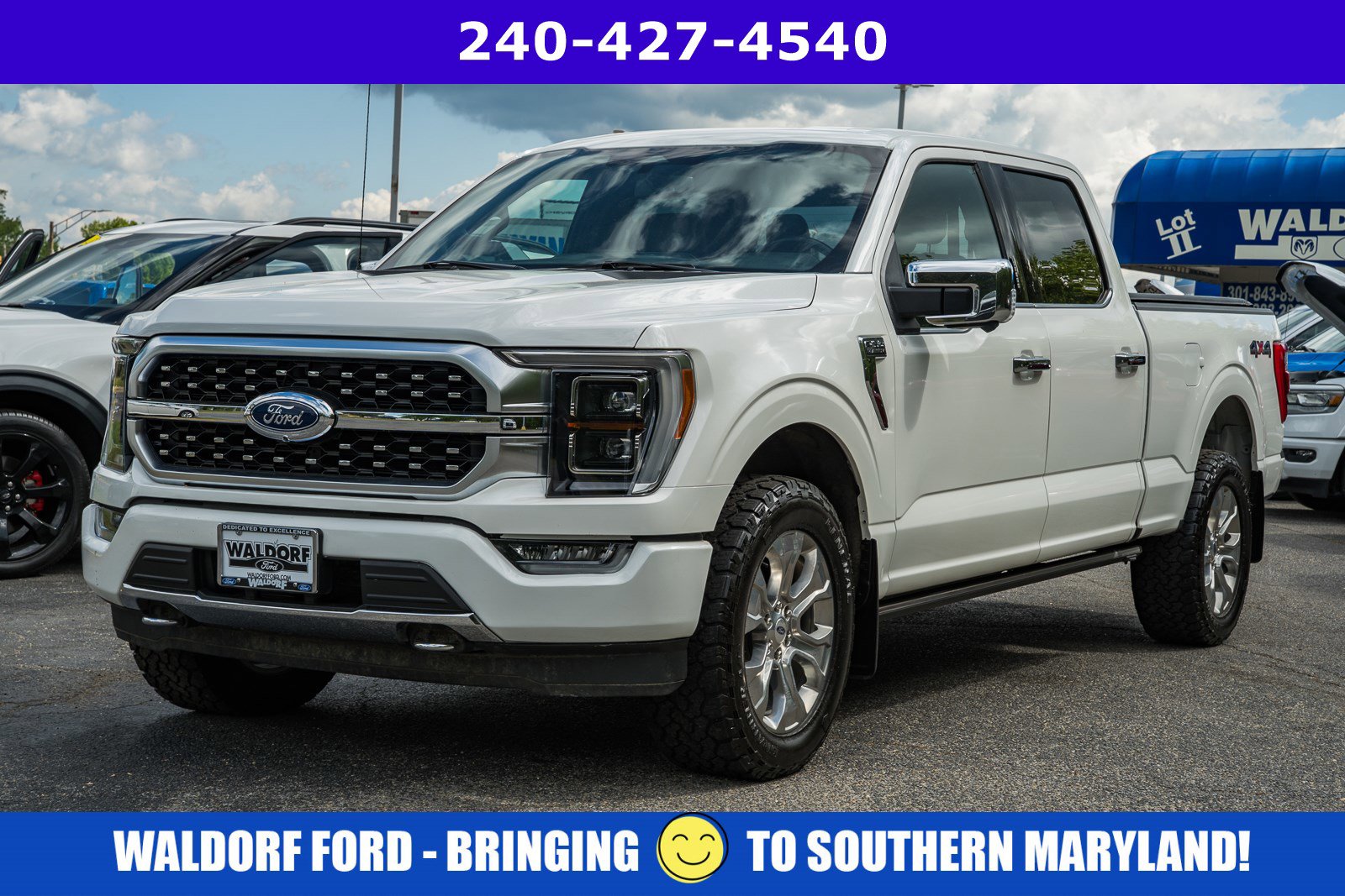 Certified 2021 Ford F150 Platinum w/ Trailer Tow Package AWD/4WD image 3