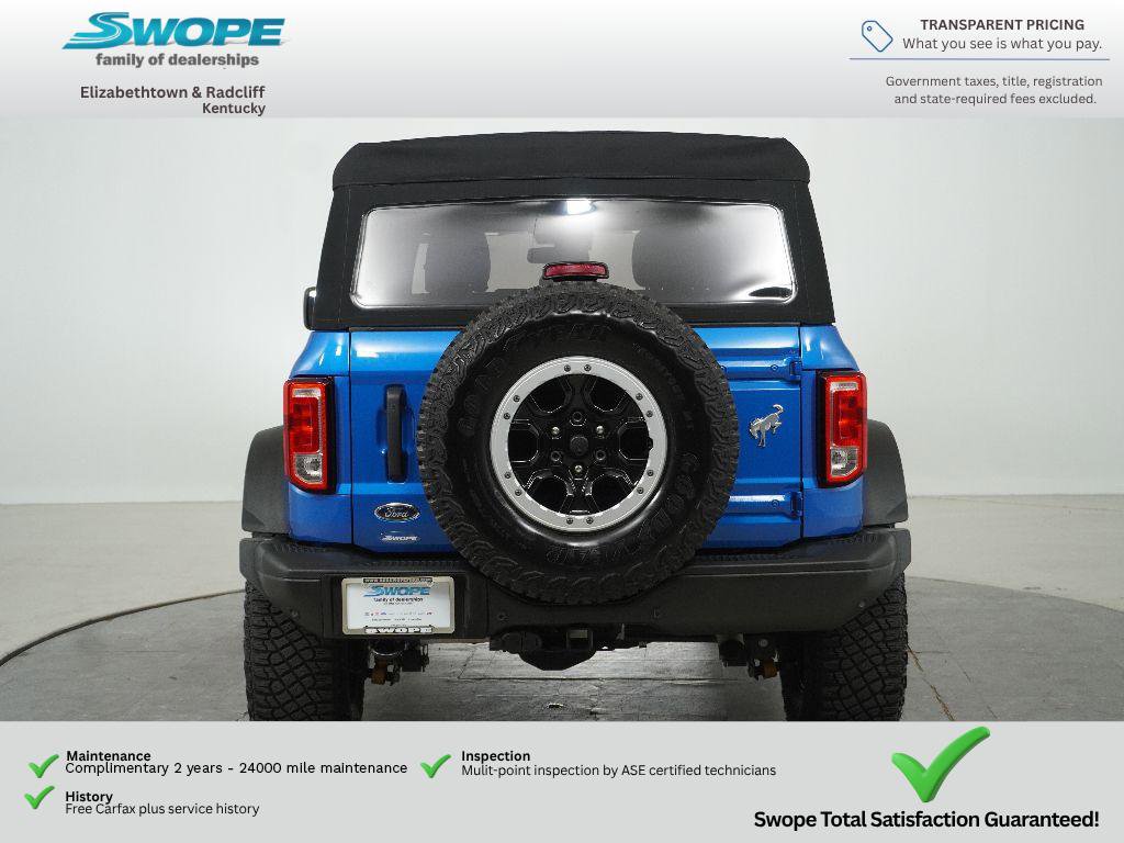 Certified 2023 Ford Bronco Black Diamond w/ Sasquatch Package AWD/4WD image 4