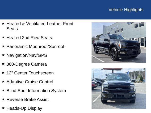Certified 2025 Ford F150 Platinum w/ Equipment Group 702A High image 26