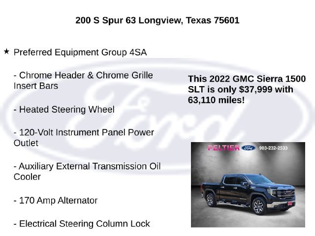 Used 2022 GMC Sierra 1500 SLT AWD/4WD image 15