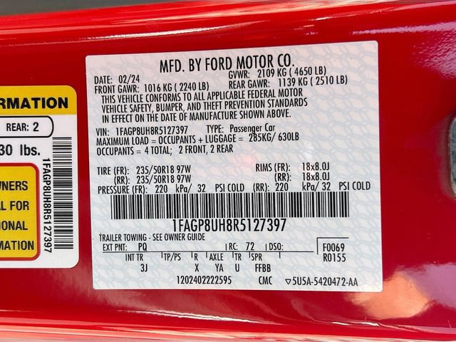 Certified 2024 Ford Mustang Premium RWD image 39