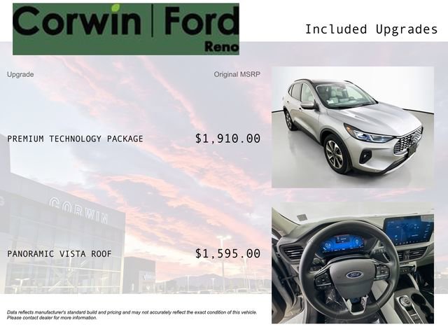 Certified 2024 Ford Escape Platinum w/ Premium Technology Package AWD/4WD image 3