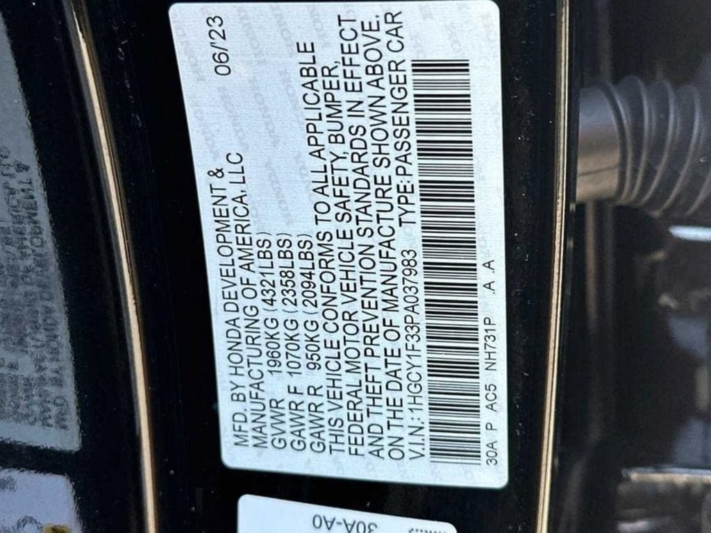 Used 2023 Honda Accord EX image 30