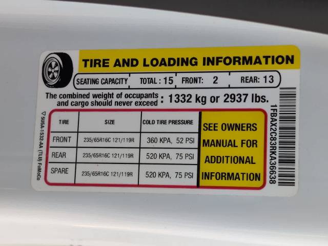 Certified 2024 Ford Transit 350 XLT RWD image 24