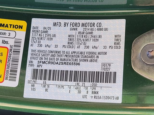 Certified 2025 Ford Bronco Sport Badlands image 16