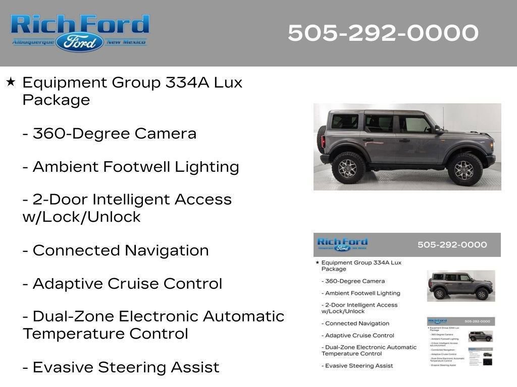Certified 2025 Ford Bronco Badlands AWD/4WD image 15