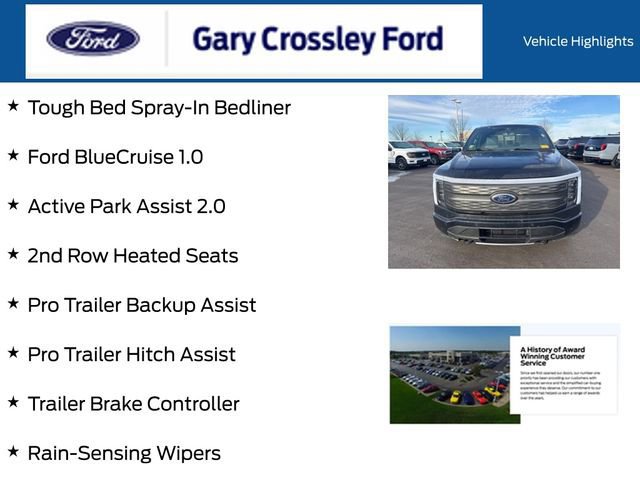 Certified 2023 Ford F150 Lightning Lariat w/ Equipment Group 511A High image 25