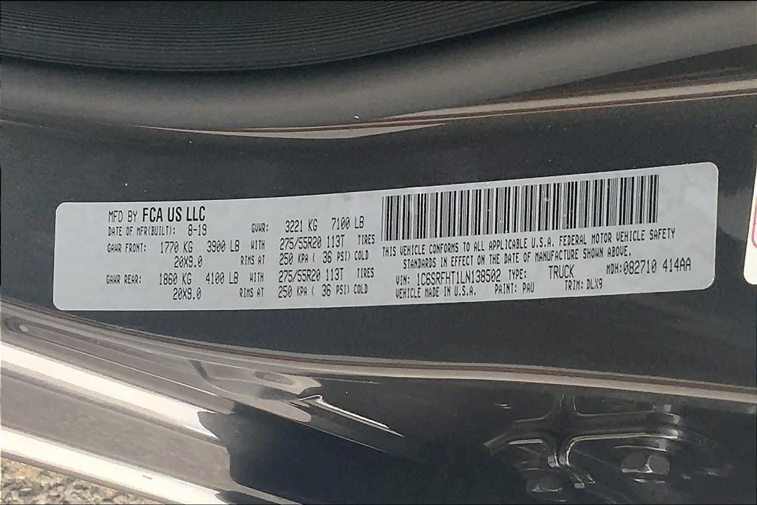 Used 2020 RAM 1500 Limited AWD/4WD image 31