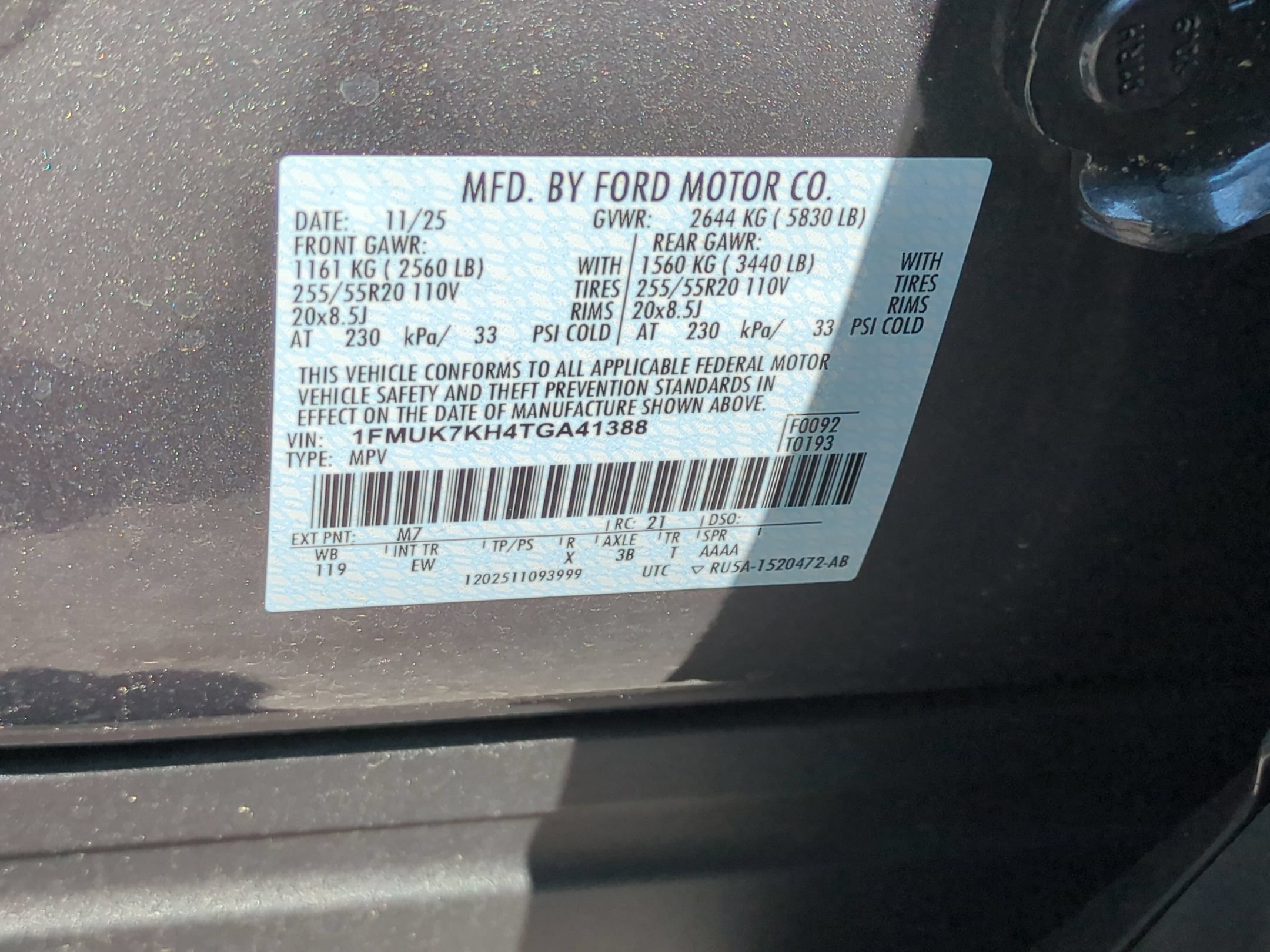 Certified 2026 Ford Explorer ST-Line w/ Premium Package RWD image 36