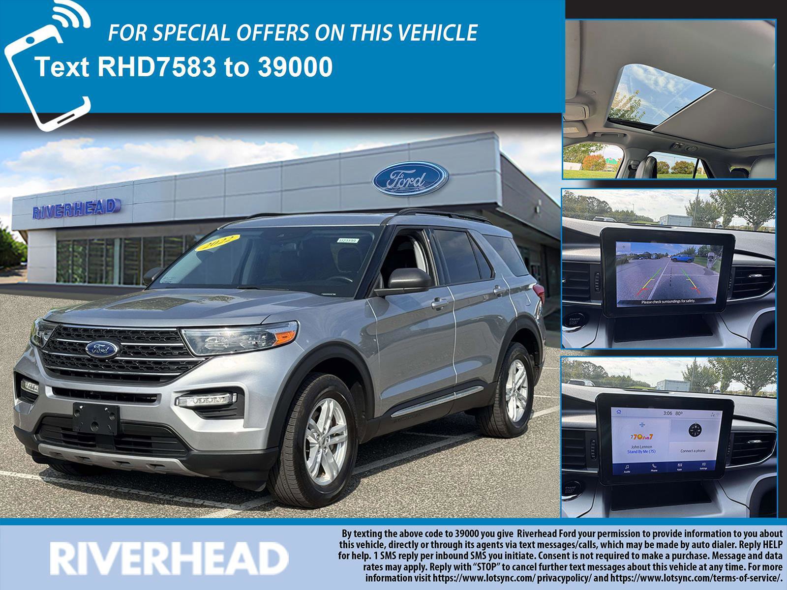 Certified 2022 Ford Explorer XLT w/ Equipment Group 202A image 5