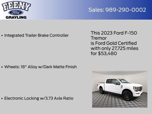 Certified 2023 Ford F150 Tremor w/ 360 Degree Camera Package image 14