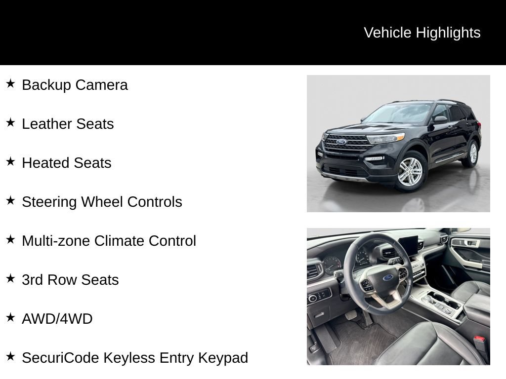 Certified 2023 Ford Explorer XLT w/ Equipment Group 202A AWD/4WD image 11