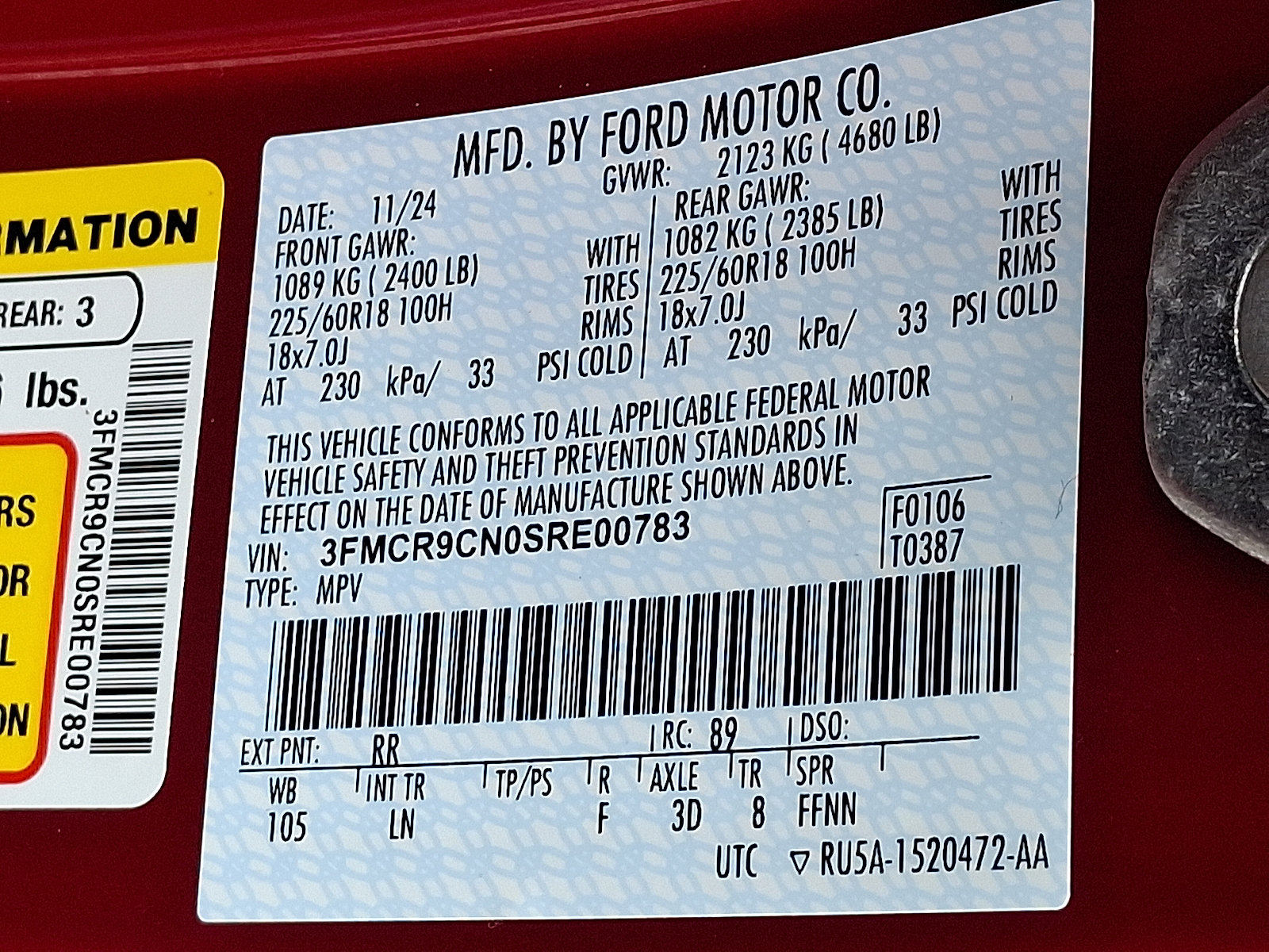 Certified 2025 Ford Bronco Sport Outer Banks w/ Outer Banks Tech Package+ AWD/4WD image 27