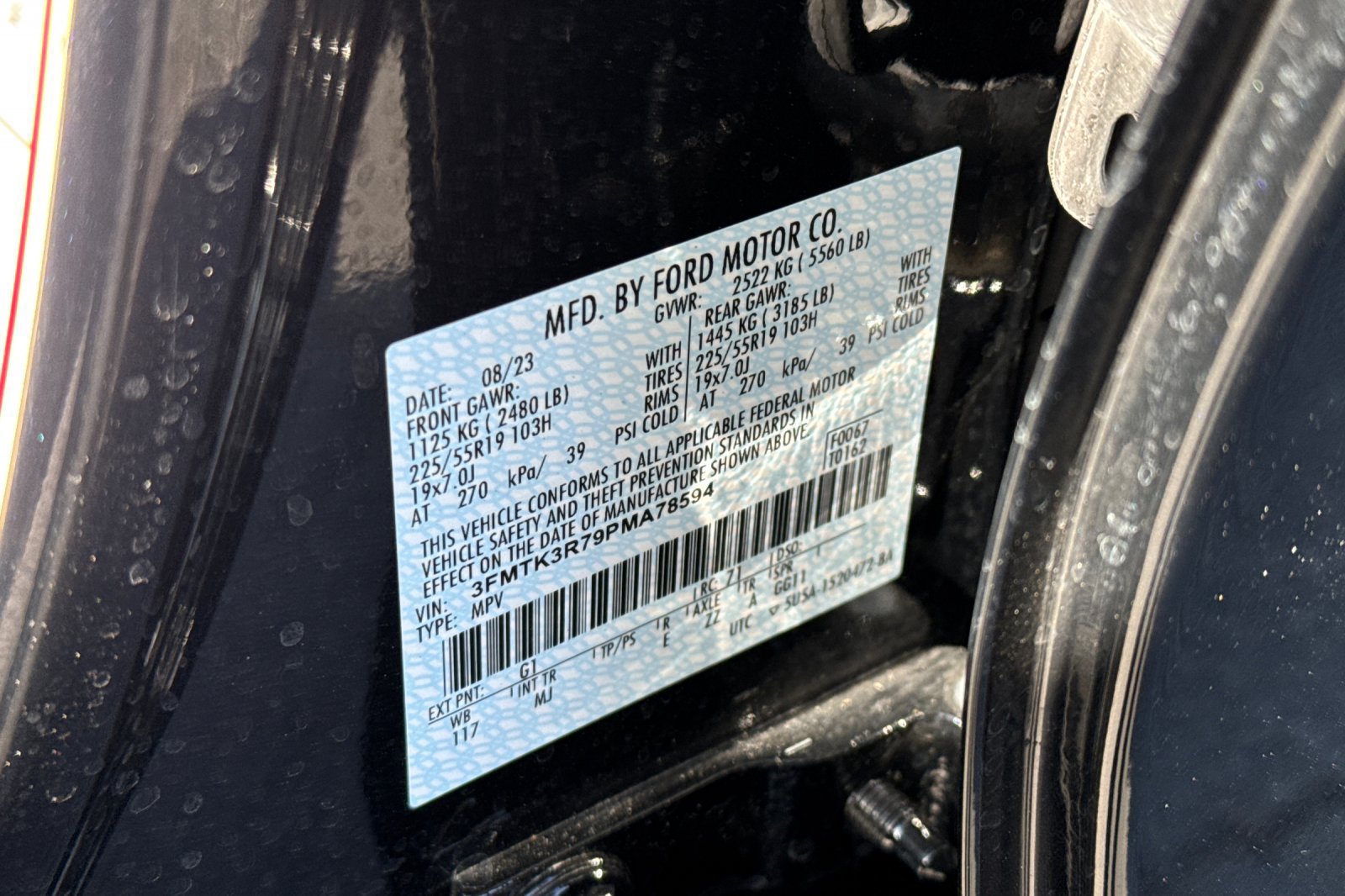 Certified 2023 Ford Mustang Mach-E Premium w/ Mustang Nite Pony Package RWD image 30