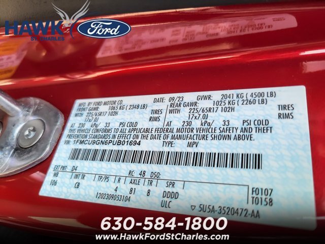 Certified 2023 Ford Escape Active w/ Tech Pack #2 AWD/4WD image 25