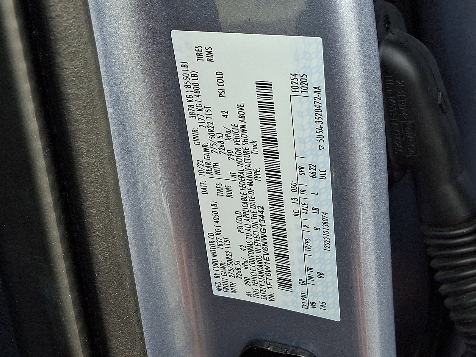 Certified 2022 Ford F150 Lightning Platinum AWD/4WD image 28