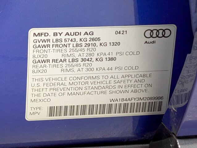 Used 2021 Audi SQ5 Premium Plus w/ Premium Plus Package AWD/4WD image 25