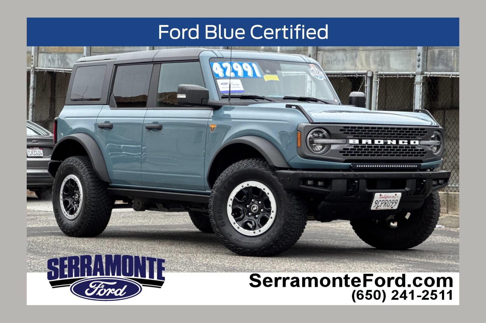 Certified 2022 Ford Bronco Badlands w/ Sasquatch Package