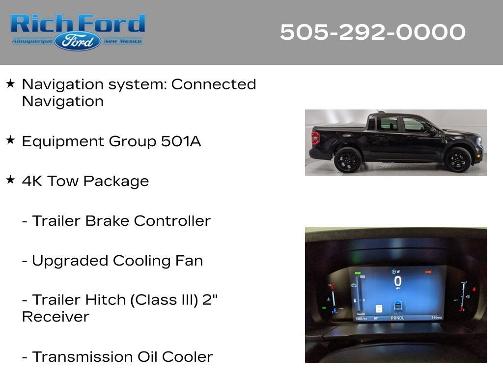 Certified 2025 Ford Maverick Lariat w/ Black Appearance Package image 11