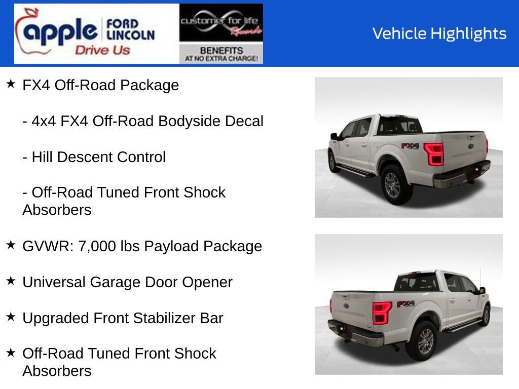 Certified 2019 Ford F150 Lariat w/ Equipment Group 501A Mid image 16