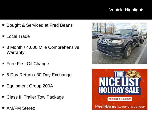 Certified 2019 Ford Explorer XLT w/ Class III Trailer Tow Package image 3
