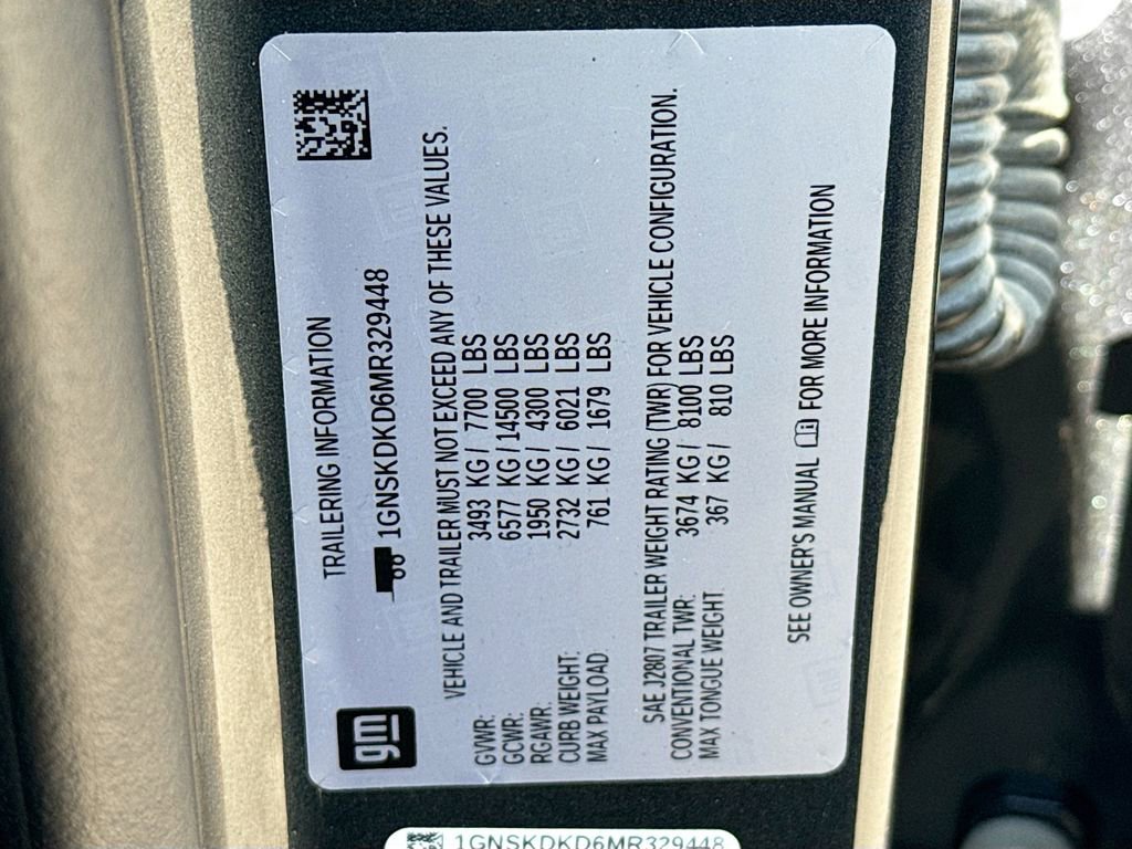 Used 2021 Chevrolet Suburban Z71 w/ Z71 Off-Road Package AWD/4WD image 24