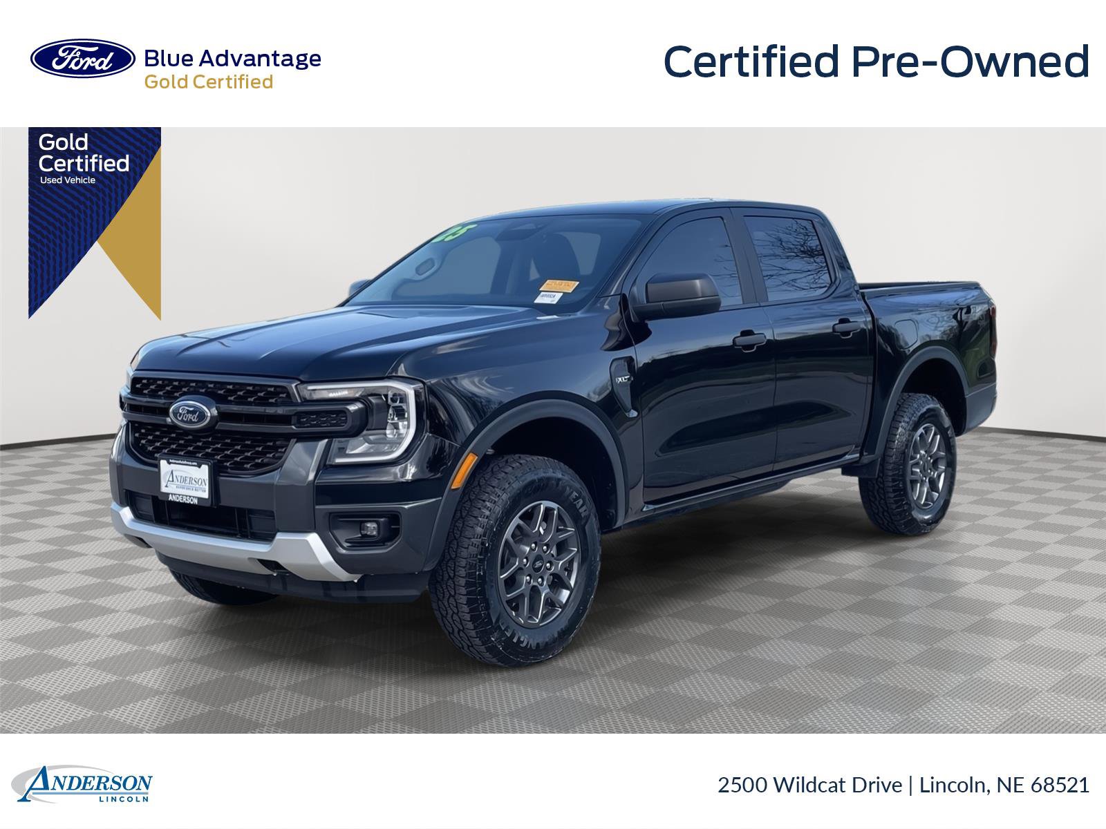 Certified 2025 Ford Ranger XLT w/ Equipment Group 301A High